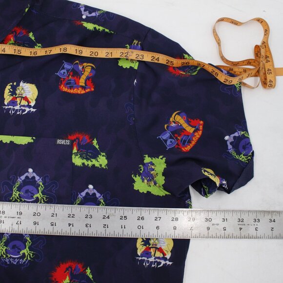 RSVLTS Shirt Mens 3XL Disney villains Evil Moments Button Down Short Sleeve - Picture 12 of 13